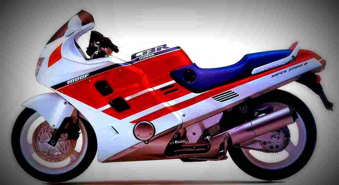 Honda CBR 1000 F 1989 1 motorbike A4 Photo Print