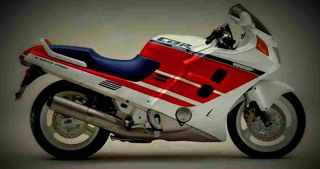 Honda CBR 1000 F 1992 3 motorbike A4 Photo Print
