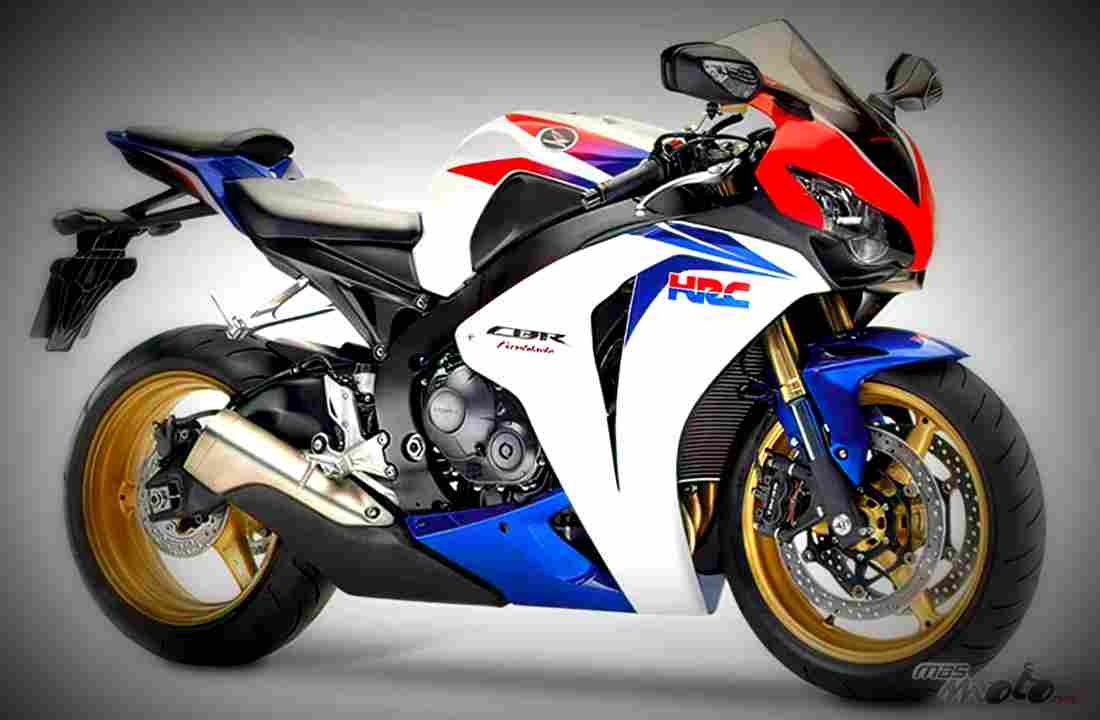 Honda CBR 1000 RR Fireblade 2009 1 motorbike A4 Photo Print