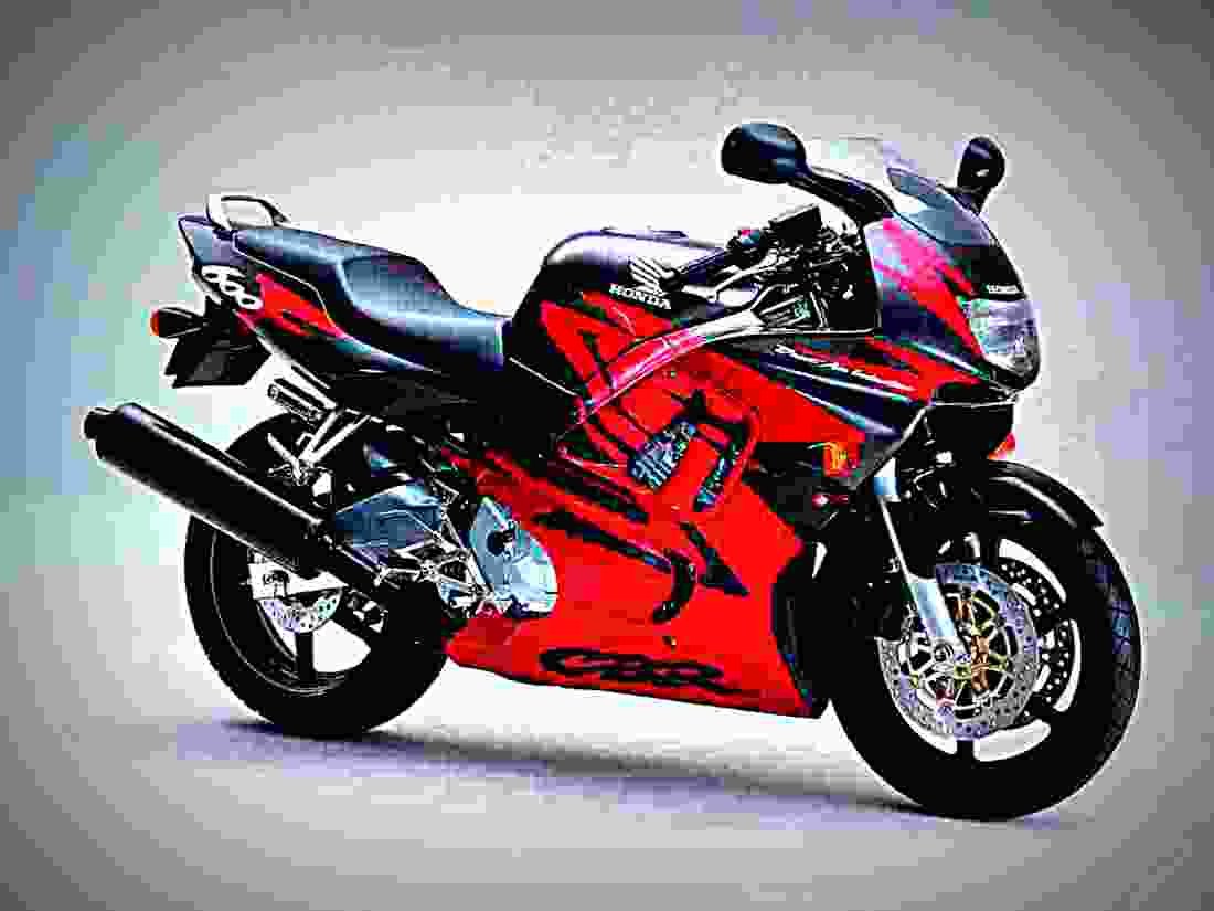 Honda CBR 600 F 1997 2 motorbike A4 Photo Print