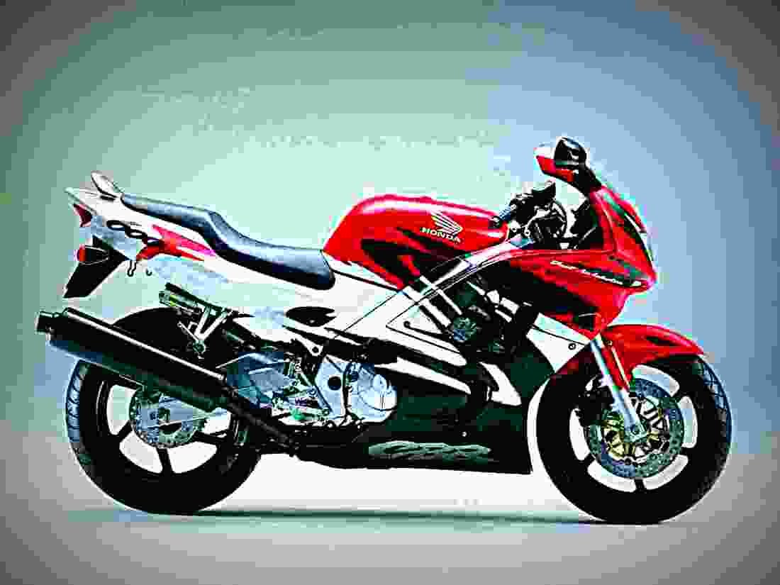 Honda CBR 600 F 1997 3 motorbike A4 Photo Print