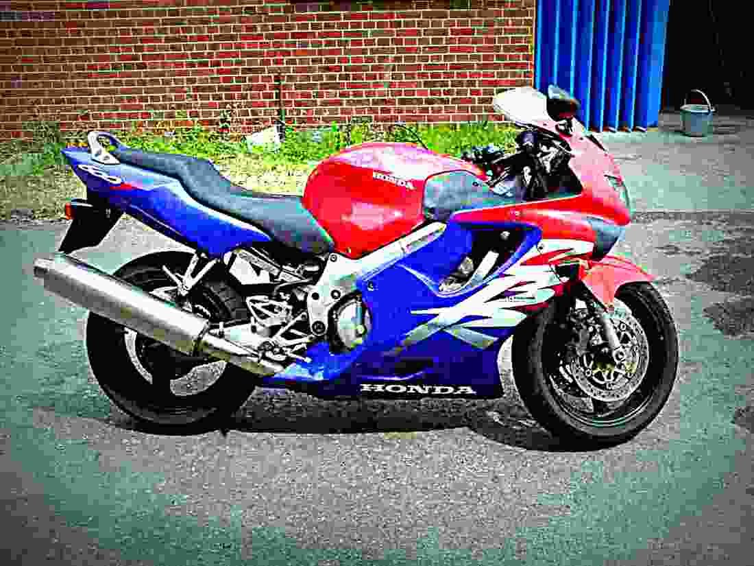 Honda CBR 600 F 2002 2 motorbike A4 Photo Print