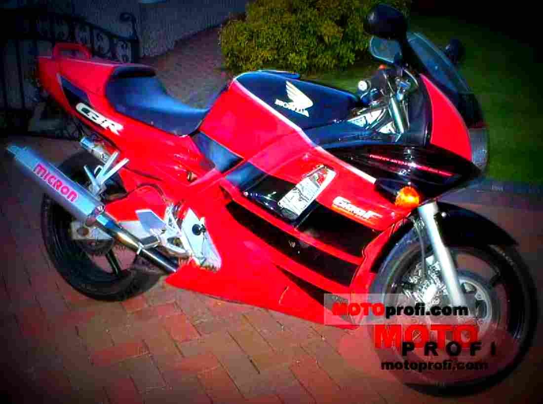 Honda CBR 600 F (reduced effect) 1991 1 motorbike A4 Photo Print