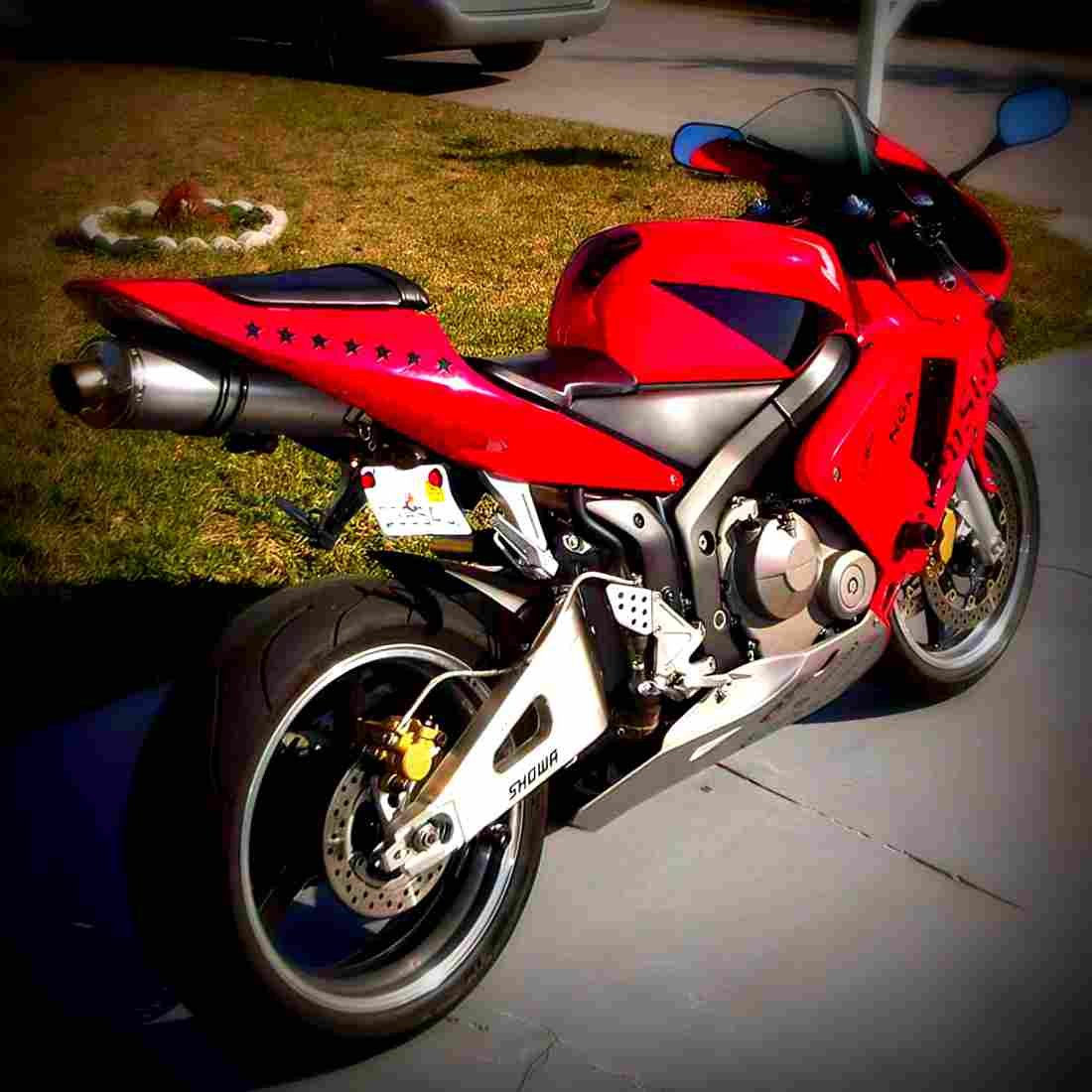 Honda CBR 600 FS 2003 3 motorbike A4 Photo Print