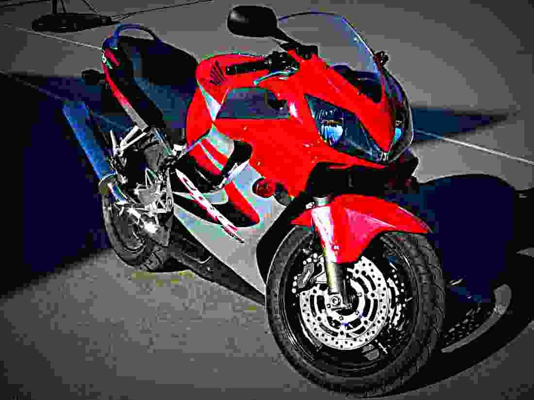 Honda CBR 600 FS 2003 6 motorbike A4 Photo Print