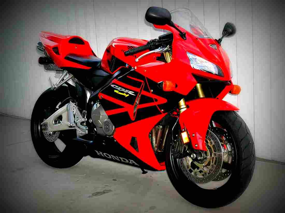 Honda CBR 600 RR 2003 3 motorbike A4 Photo Print