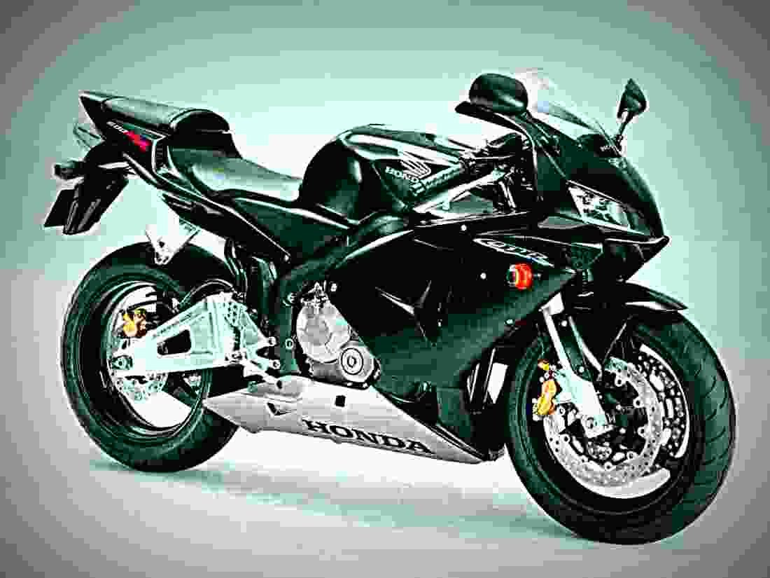 Honda CBR 600 RR 2003 4 motorbike A4 Photo Print