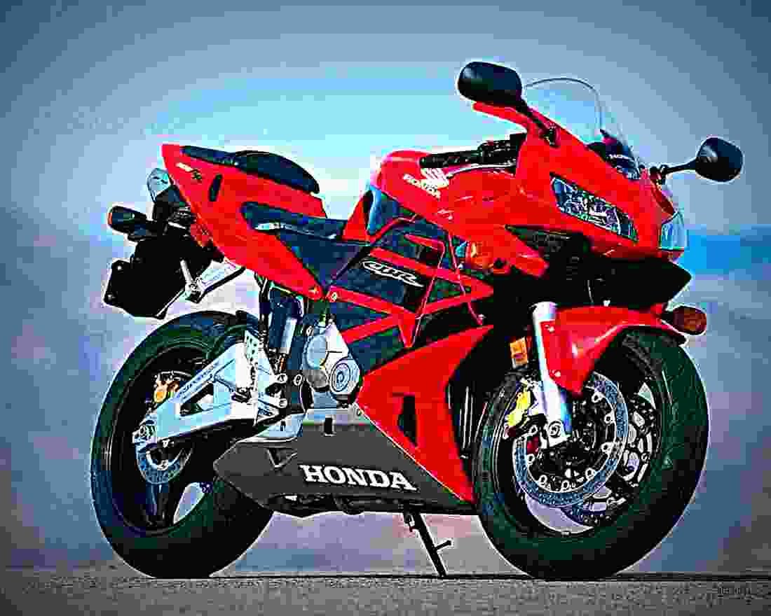 Honda CBR 600 RR 2003 5 motorbike A4 Photo Print