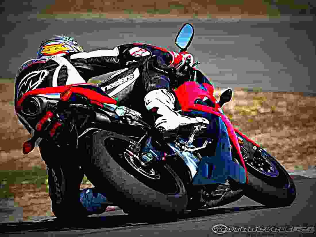 Honda CBR 600 RR 2009 3 motorbike A4 Photo Print