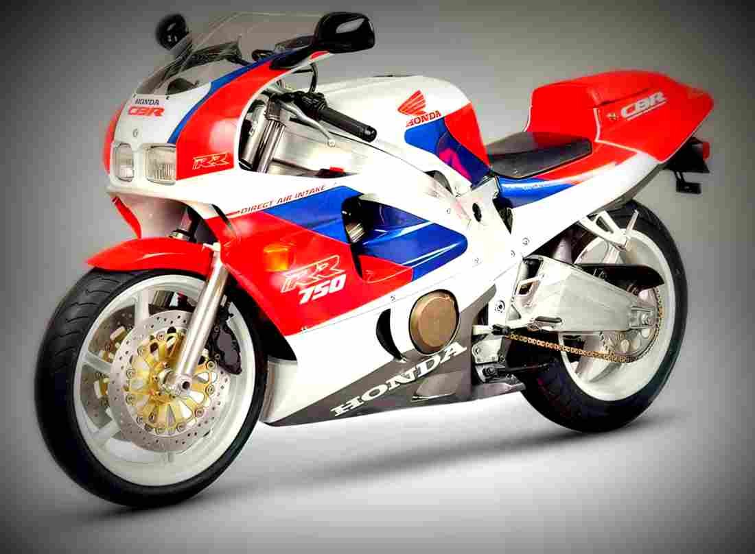 Honda CBR 750 1990 1 motorbike A4 Photo Print