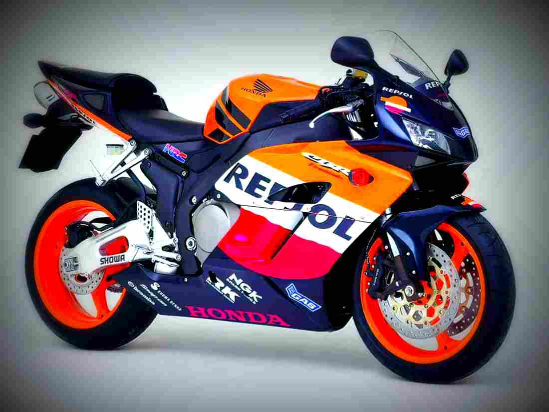 Honda CBR 900 RR Fireblade 1996 4 motorbike A4 Photo Print
