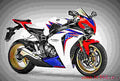 Honda CBR 900 RR Fireblade 2000 4 motorbike A4 Photo Print