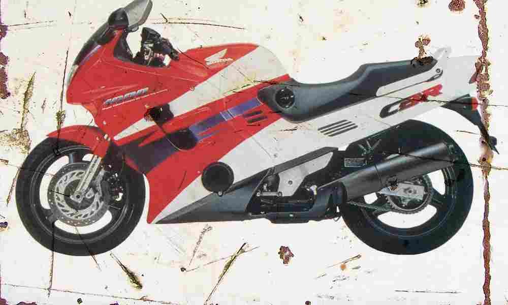 Honda CBR1000F 1995 Aged Vintage A4 Photo Print