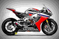 Honda CBR1000RR 2017 2 motorbike A4 Photo Print