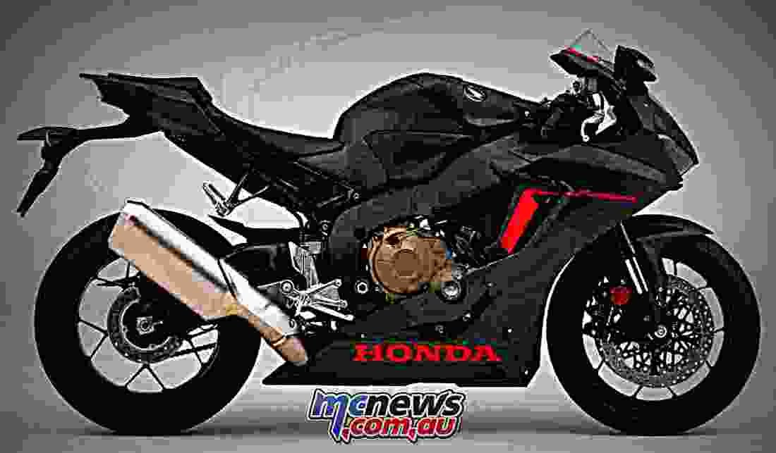 Honda CBR1000RR 2017 4 motorbike A4 Photo Print