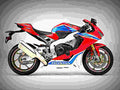 Honda CBR1000RR 2019 2 motorbike A4 Photo Print