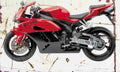 Honda CBR1000RR FireBlade 2004 Aged Vintage A4 Photo Print