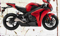 Honda CBR1000RR Fireblade 2008 Aged Vintage A4 Photo Print