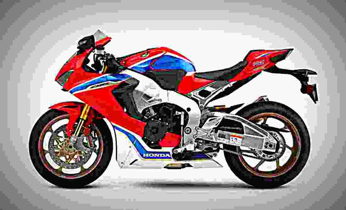 Honda CBR1000RR SP 2018 1 motorbike A4 Photo Print