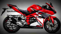 Honda CBR250R ABS 2017 2 motorbike A4 Photo Print