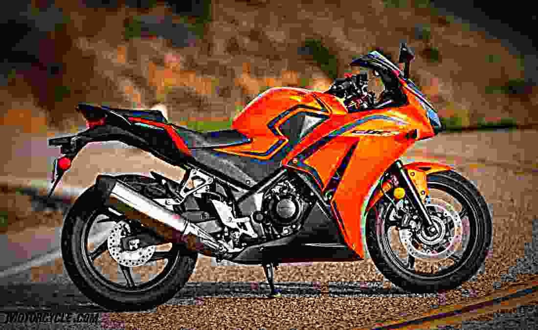 Honda CBR300R 2017 3 motorbike A4 Photo Print