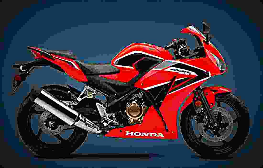 Honda CBR300R ABS 2017 2 motorbike A4 Photo Print