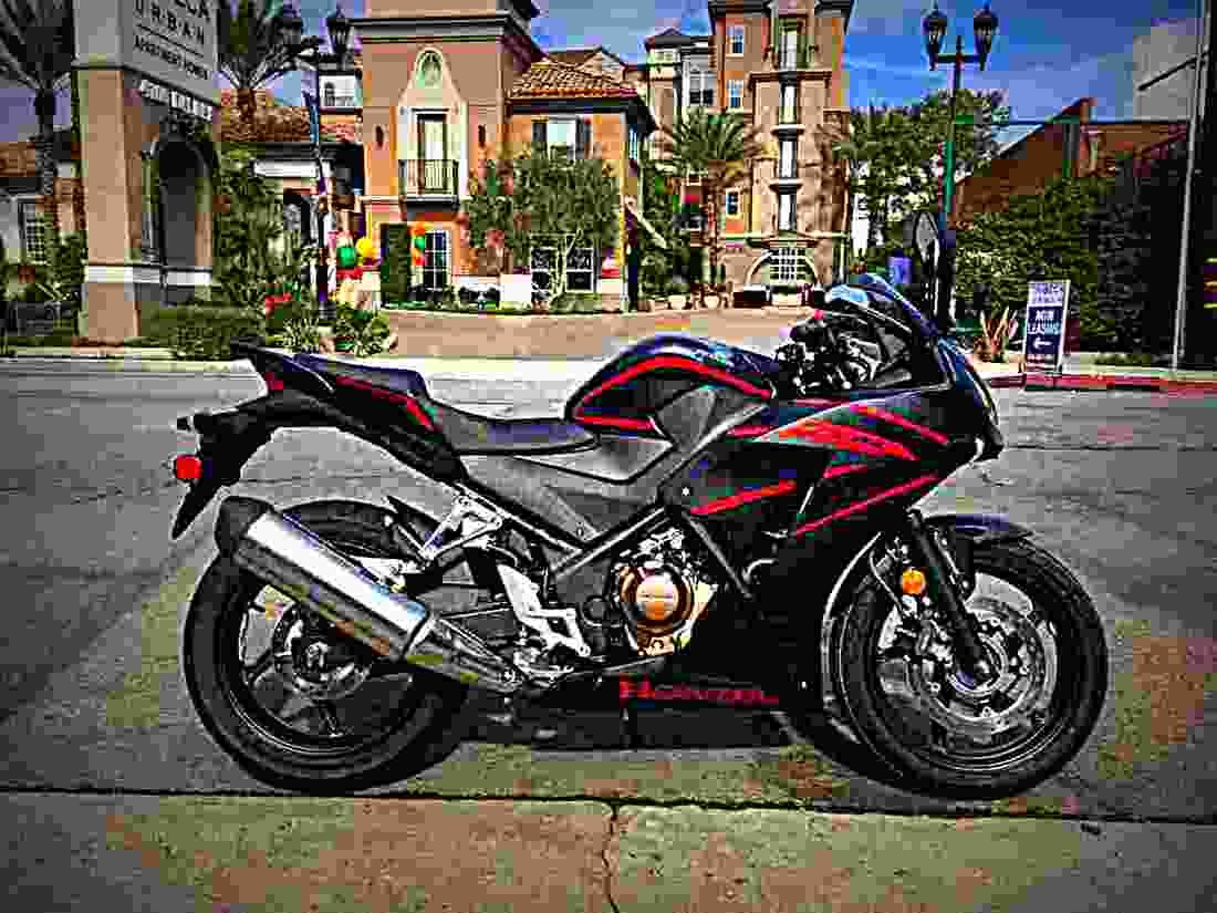 Honda CBR300R ABS 2018 2 motorbike A4 Photo Print