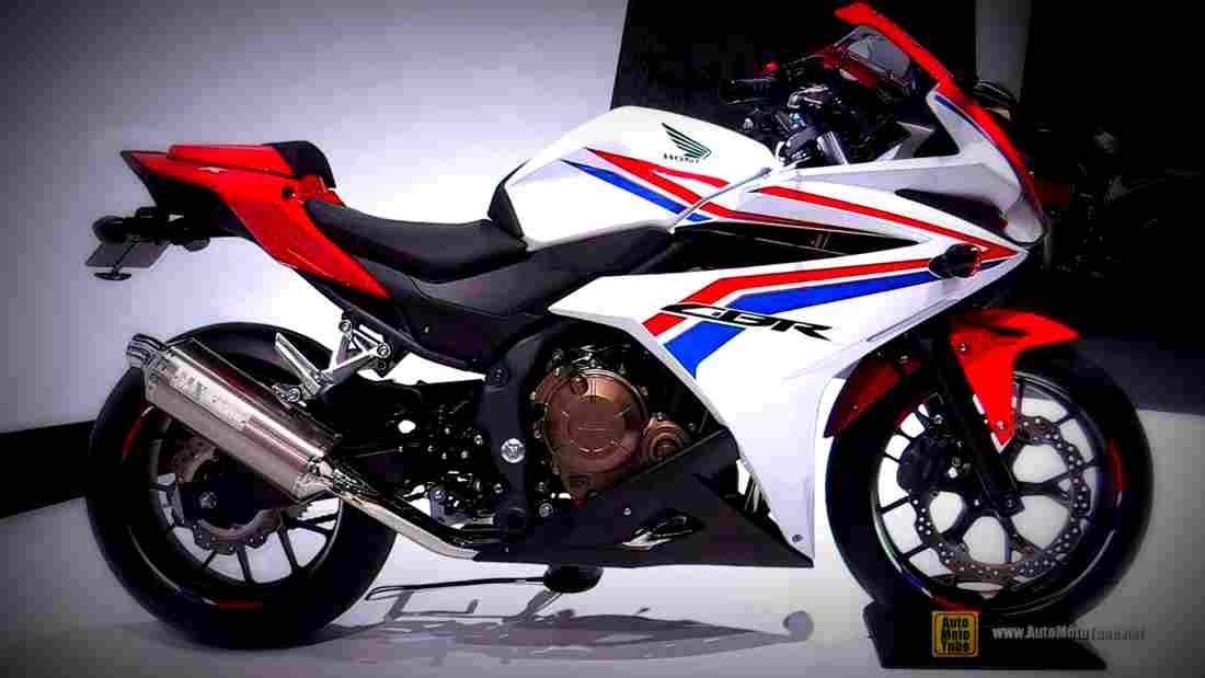 Honda CBR400R 2017 4 motorbike A4 Photo Print