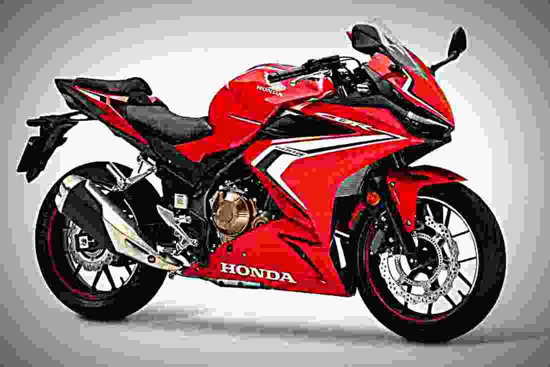 Honda CBR500R 2019 1 motorbike A4 Photo Print