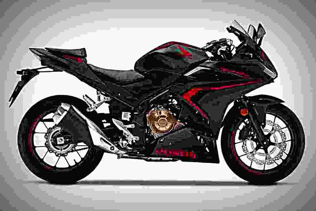 Honda CBR500R 2019 4 motorbike A4 Photo Print