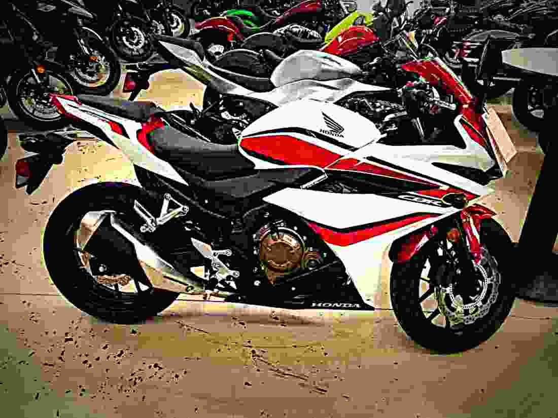 Honda CBR500R ABS 2018 3 motorbike A4 Photo Print