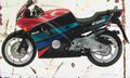 Honda CBR600F 1991 Aged Vintage A4 Photo Print