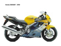 Honda CBR600F 1999 motorbike A4 Photo Print