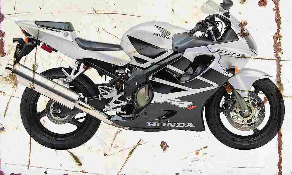 Honda CBR600F 2002 Aged Vintage A4 Photo Print