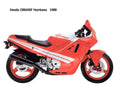 Honda CBR600F Hurricane 1988 motorbike A4 Photo Print