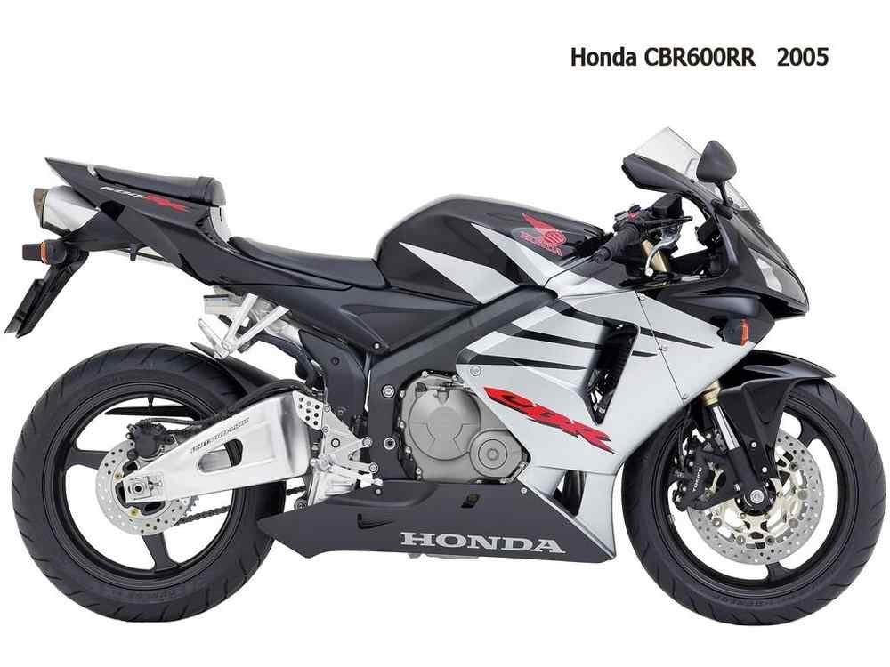 Honda CBR600RR 2005 motorbike A4 Photo Print