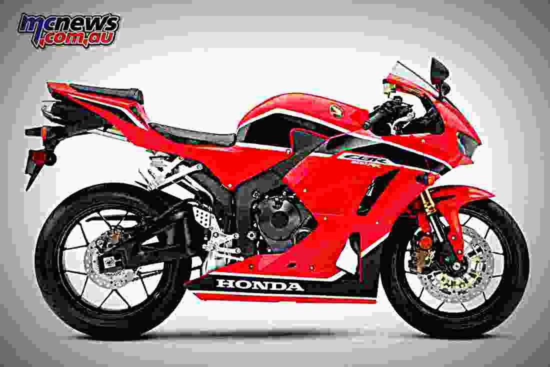 Honda CBR600RR 2017 4 motorbike A4 Photo Print