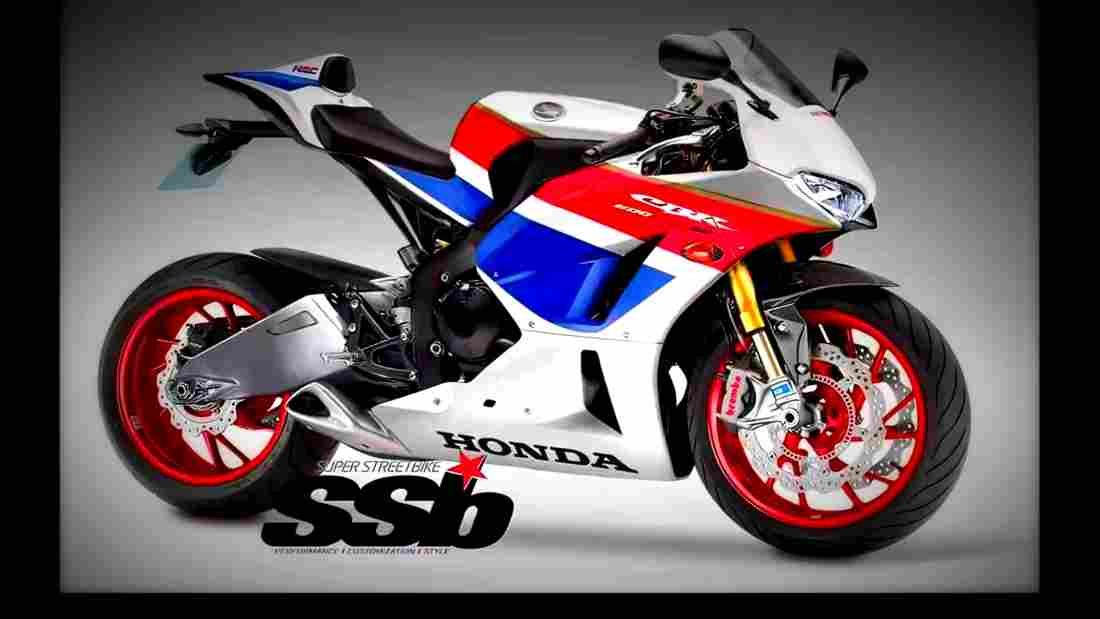 Honda CBR600RR 2019 4 motorbike A4 Photo Print