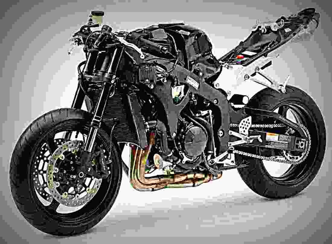 Honda CBR600RR ABS 2017 3 motorbike A4 Photo Print
