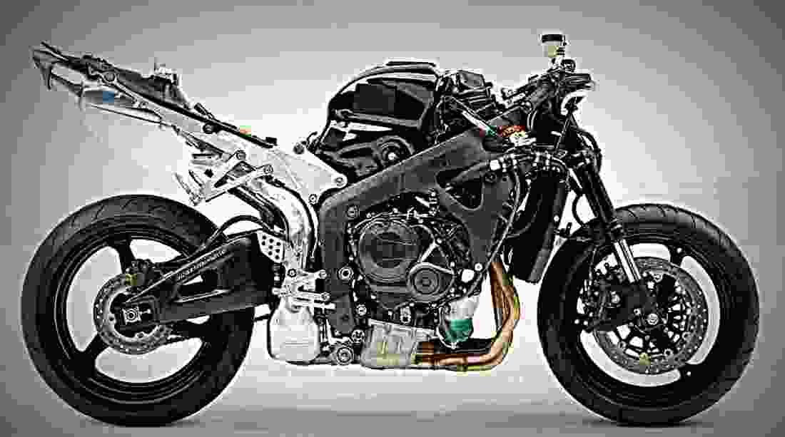 Honda CBR600RR ABS 2017 4 motorbike A4 Photo Print