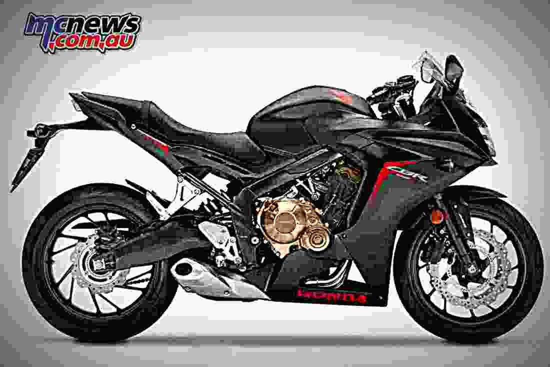 Honda CBR650F 2017 2 motorbike A4 Photo Print