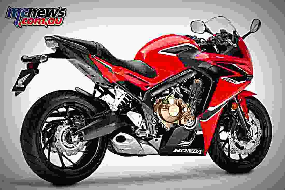 Honda CBR650F 2017 4 motorbike A4 Photo Print