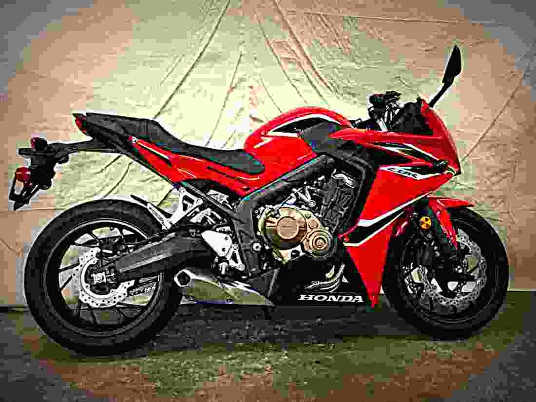 Honda CBR650F 2018 2 motorbike A4 Photo Print
