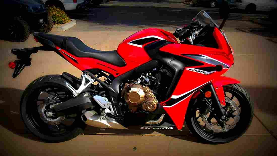 Honda CBR650F 2018 3 motorbike A4 Photo Print