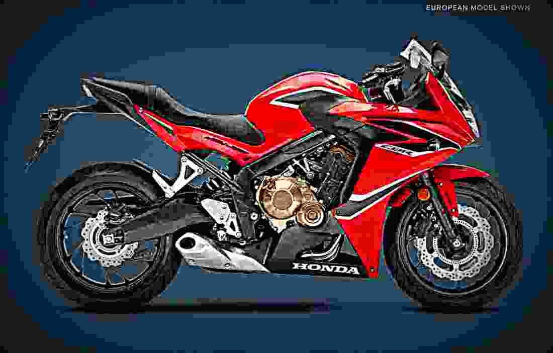 Honda CBR650F ABS 2018 1 motorbike A4 Photo Print