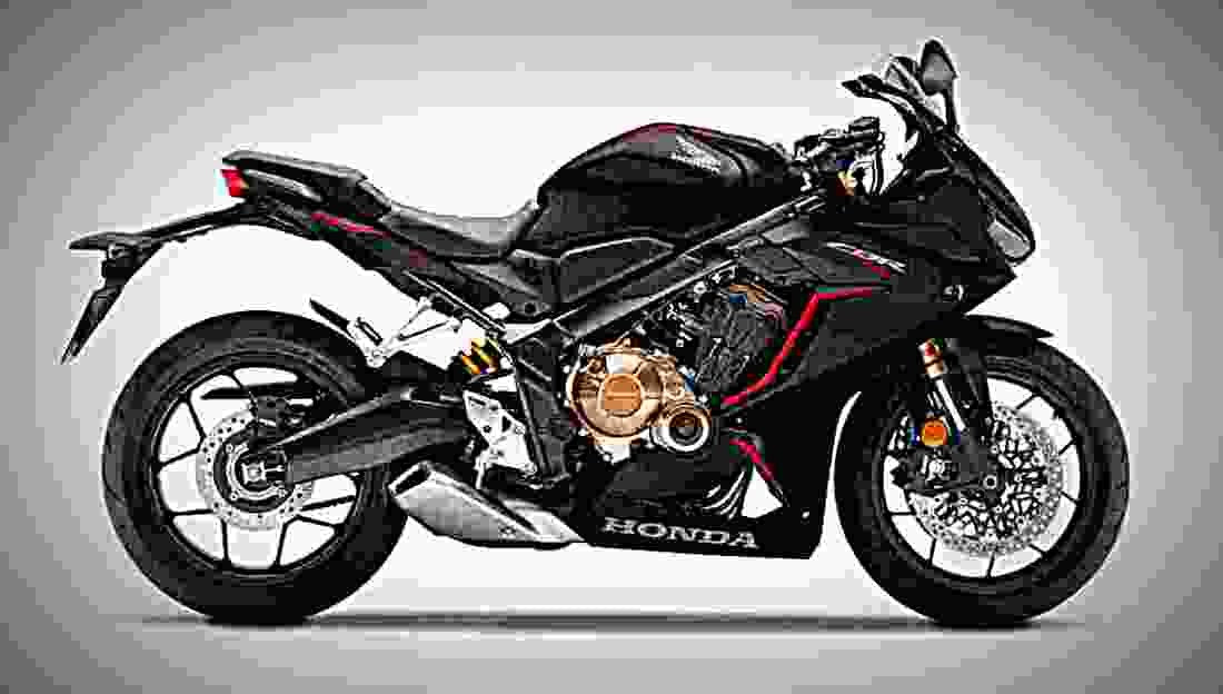 Honda CBR650R 2019 2 motorbike A4 Photo Print