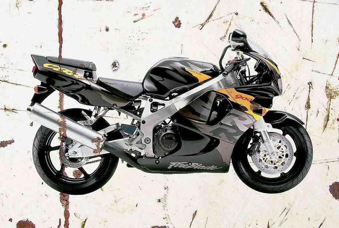 Honda CBR900RR FireBlade 1996 aged Copy A4 Photo Print