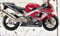 Honda CBR900RR FireBlade 2000 Aged Vintage A4 Photo Print