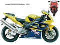 Honda CBR900RR FireBlade 2002 motorbike A4 Photo Print