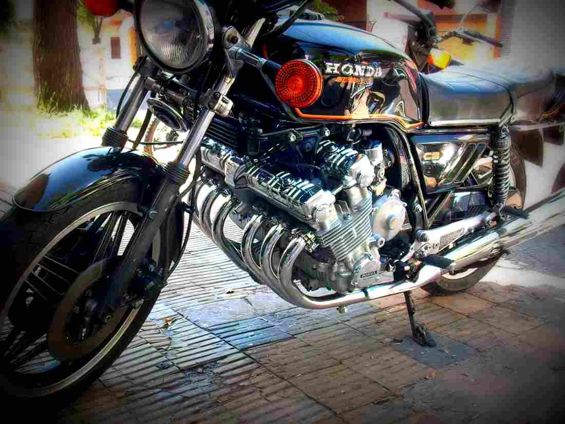 Honda CBX 1981 3 motorbike A4 Photo Print